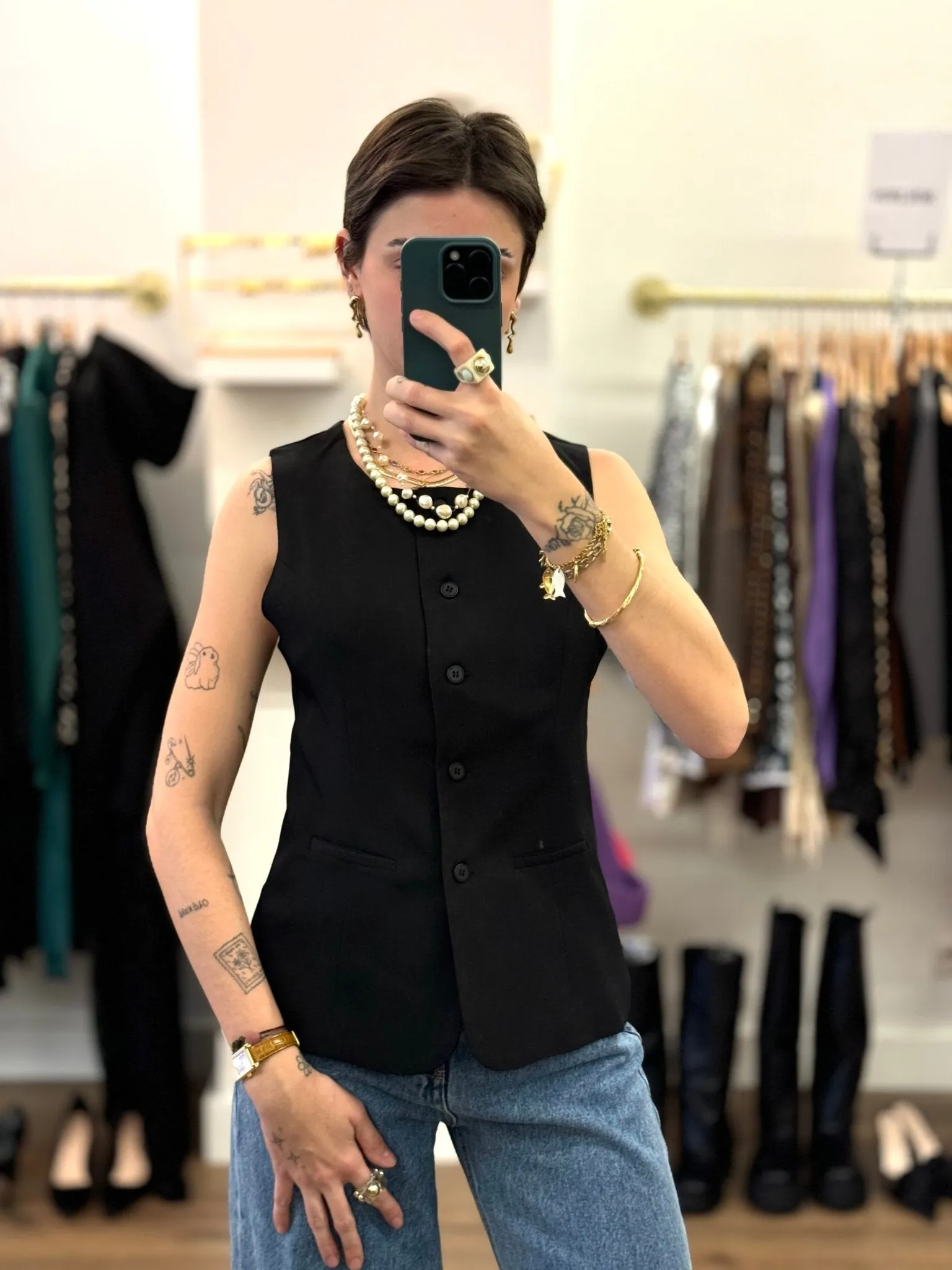 Gilet Christophe noir