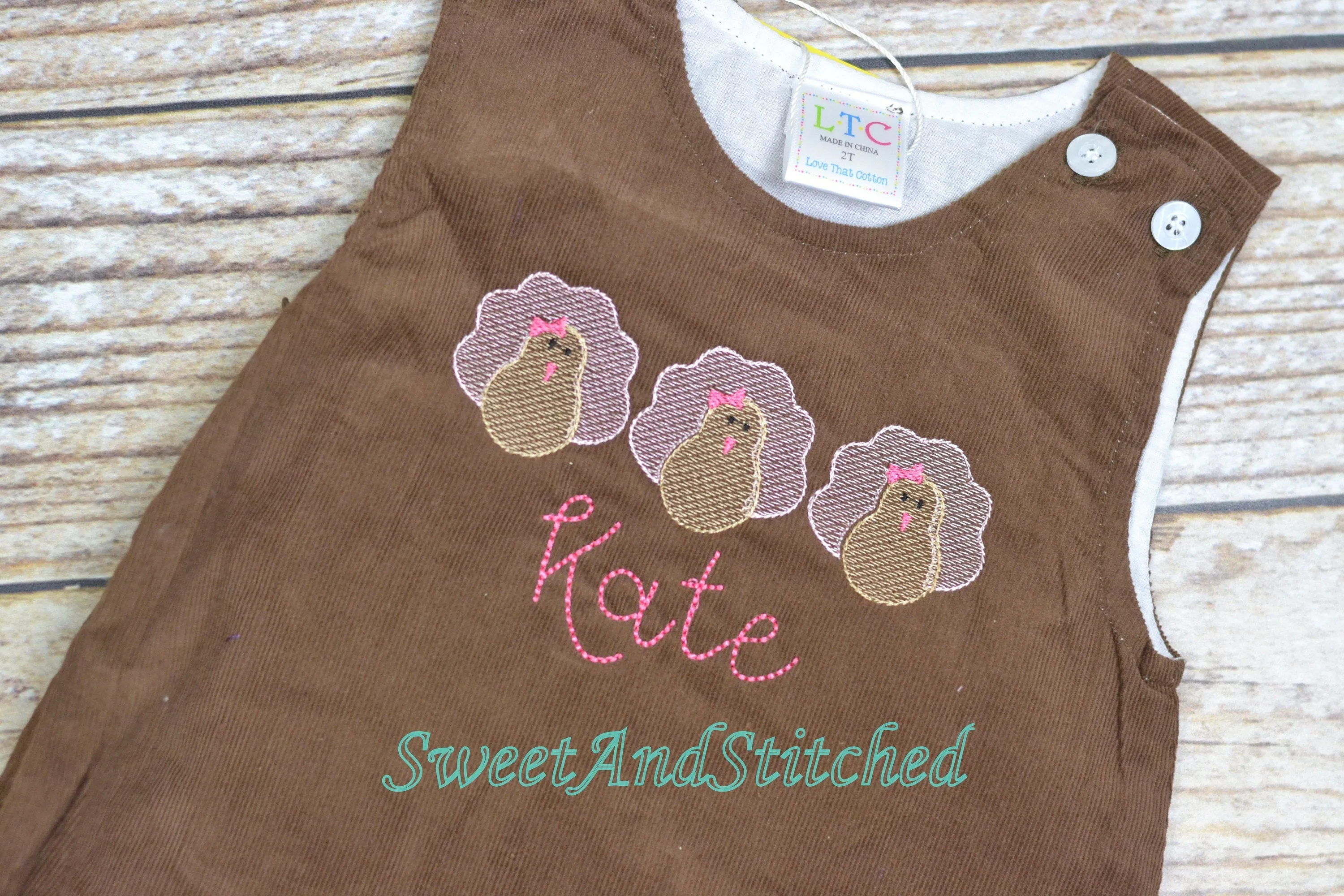 Girls Pumpkin Dress, monogrammed thanksgiving dress, corduroy jumper, personalized Corduroy pumpkin dress,