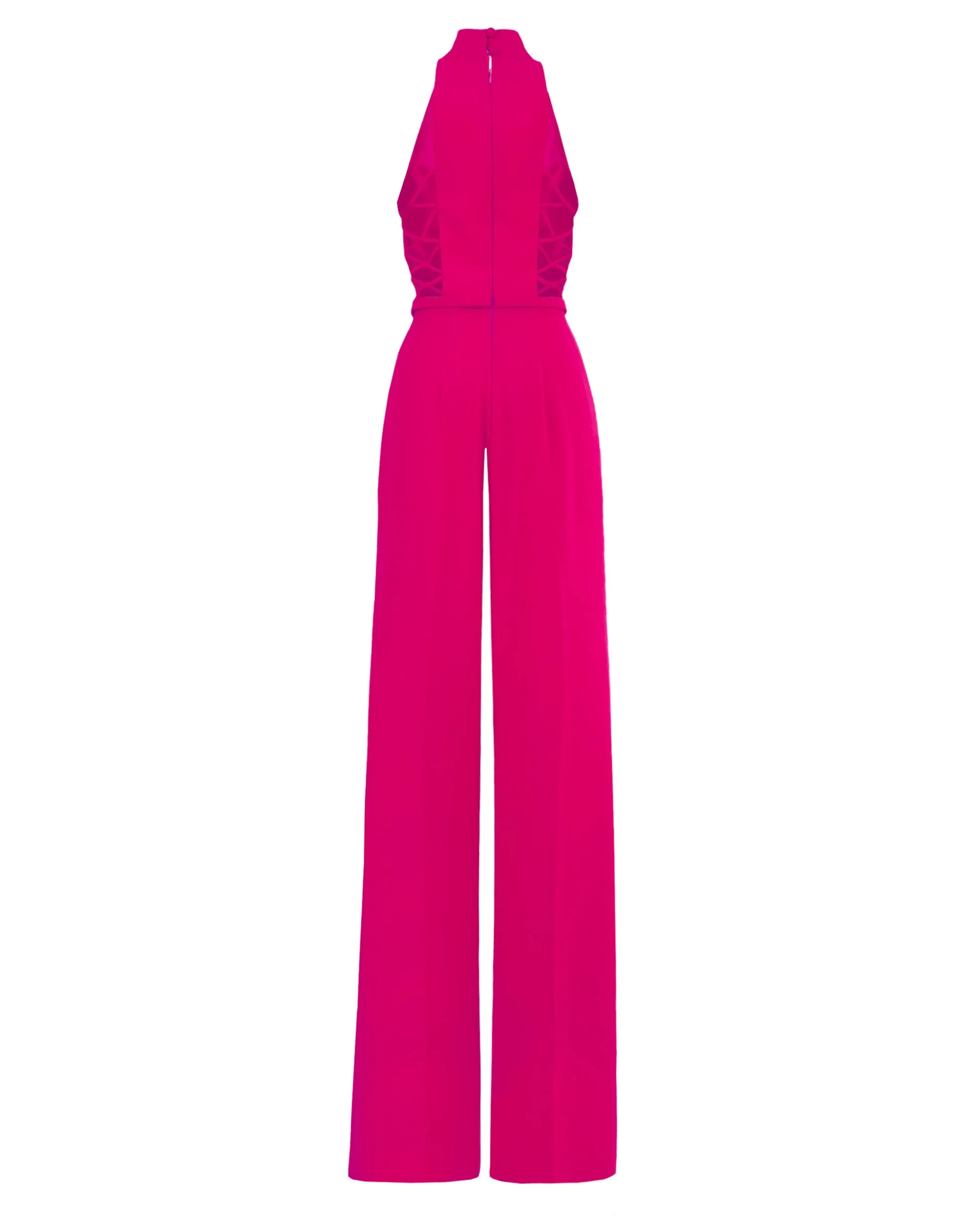 Halter-Cut Neckline Jumpsuit