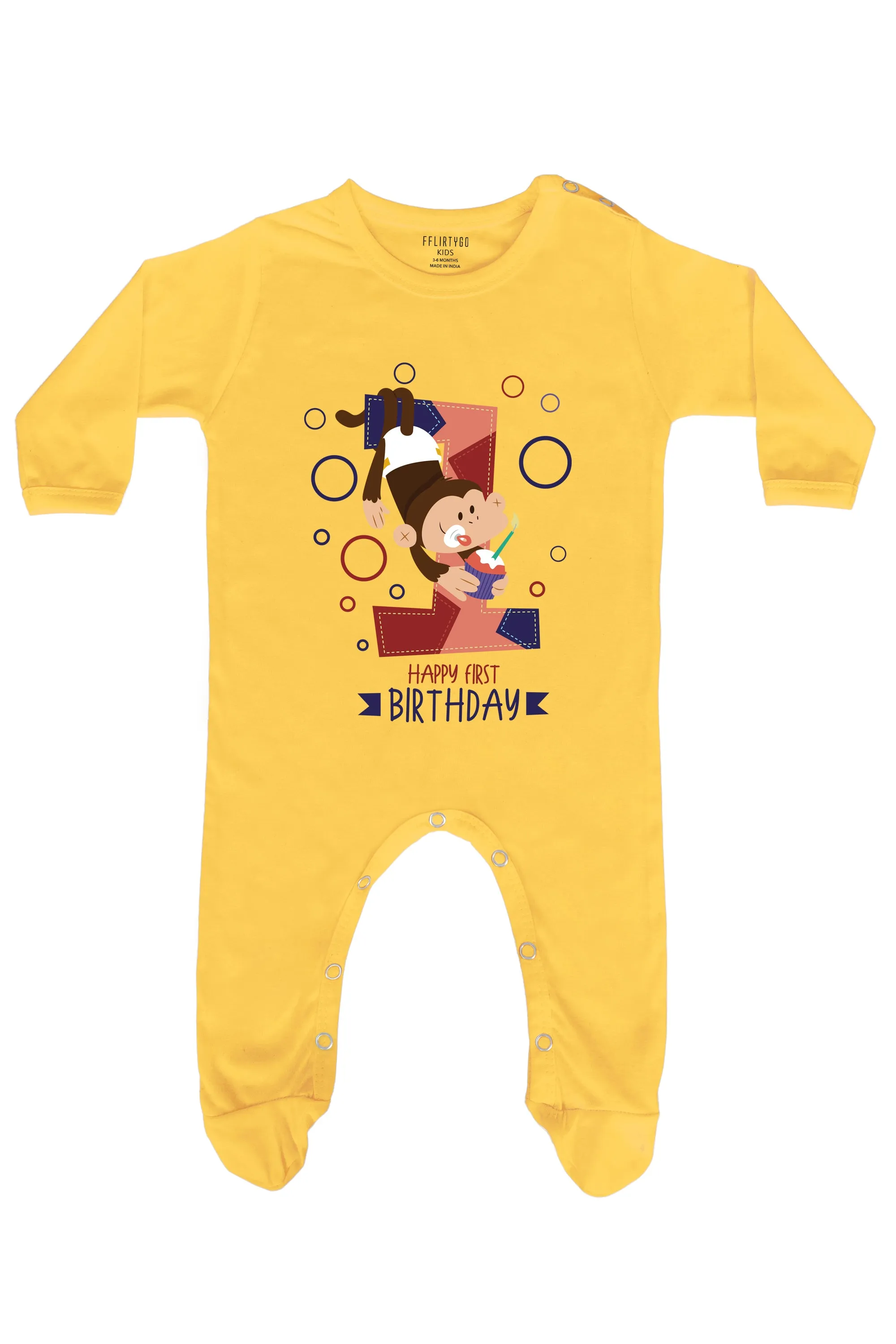 Happy 1st Birthday Baby Romper | Onesies