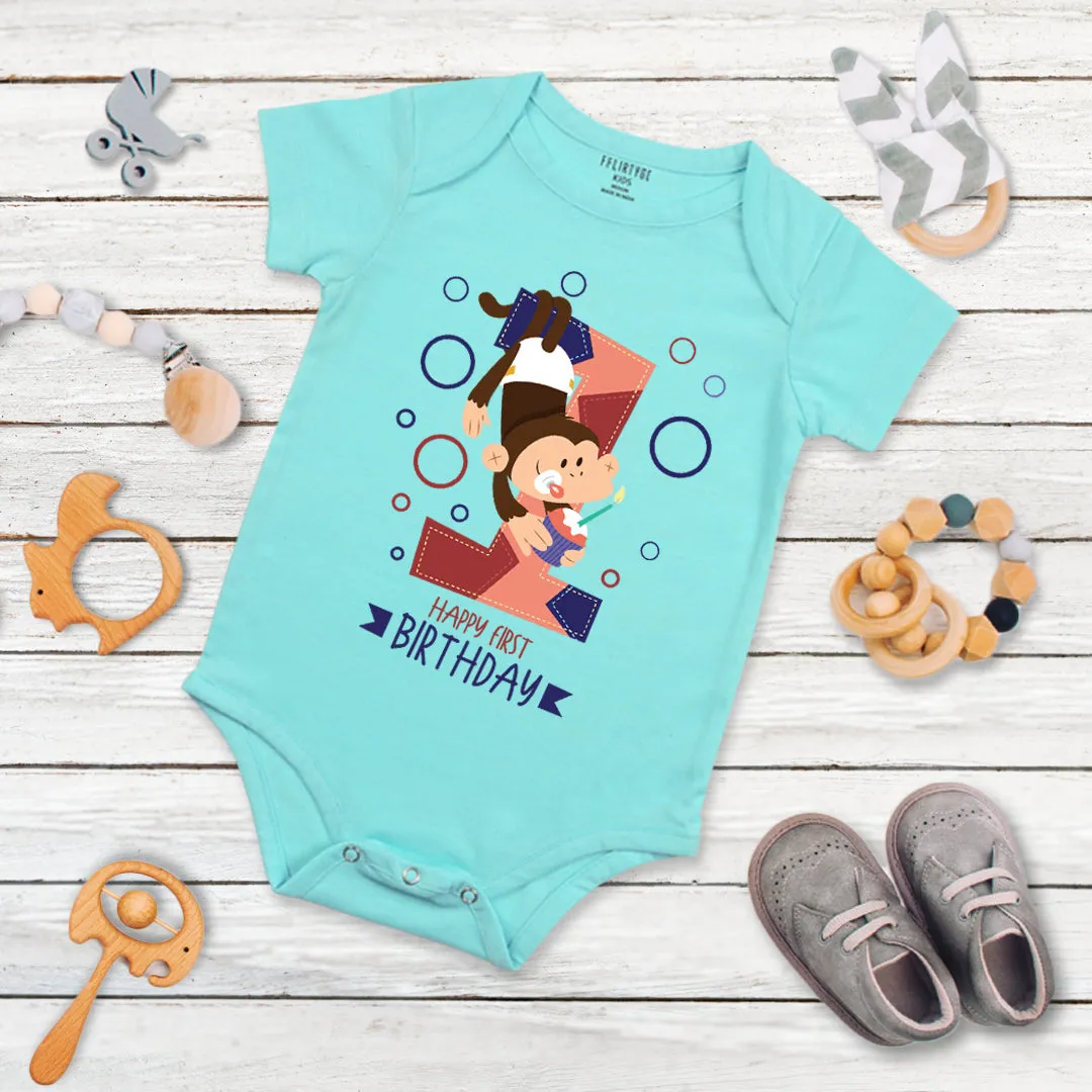 Happy 1st Birthday Baby Romper | Onesies