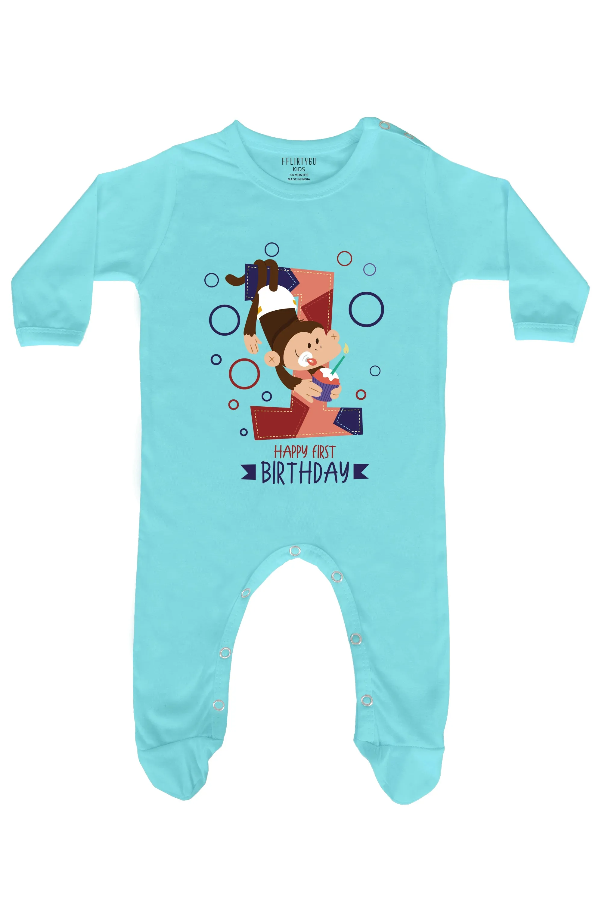 Happy 1st Birthday Baby Romper | Onesies