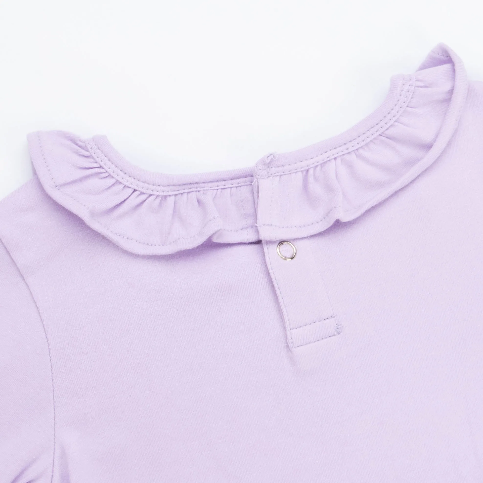 Hold Your Horses Ruffle Romper, Purple