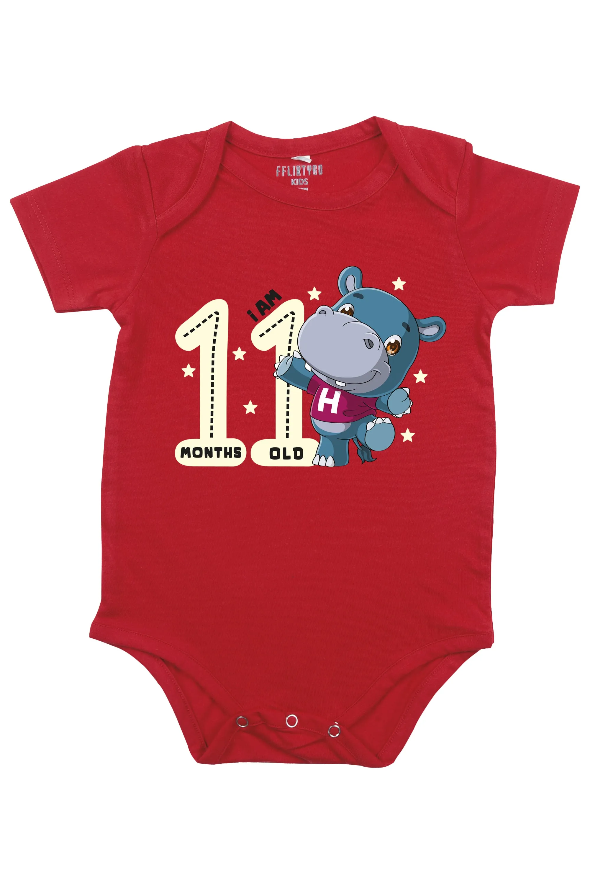 I Am 11 Months Old Romper Baby Romper | Onesies