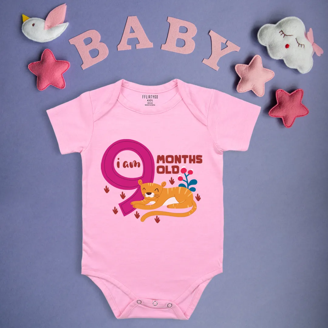 I Am 9 Months Old Romper Baby Romper | Onesies