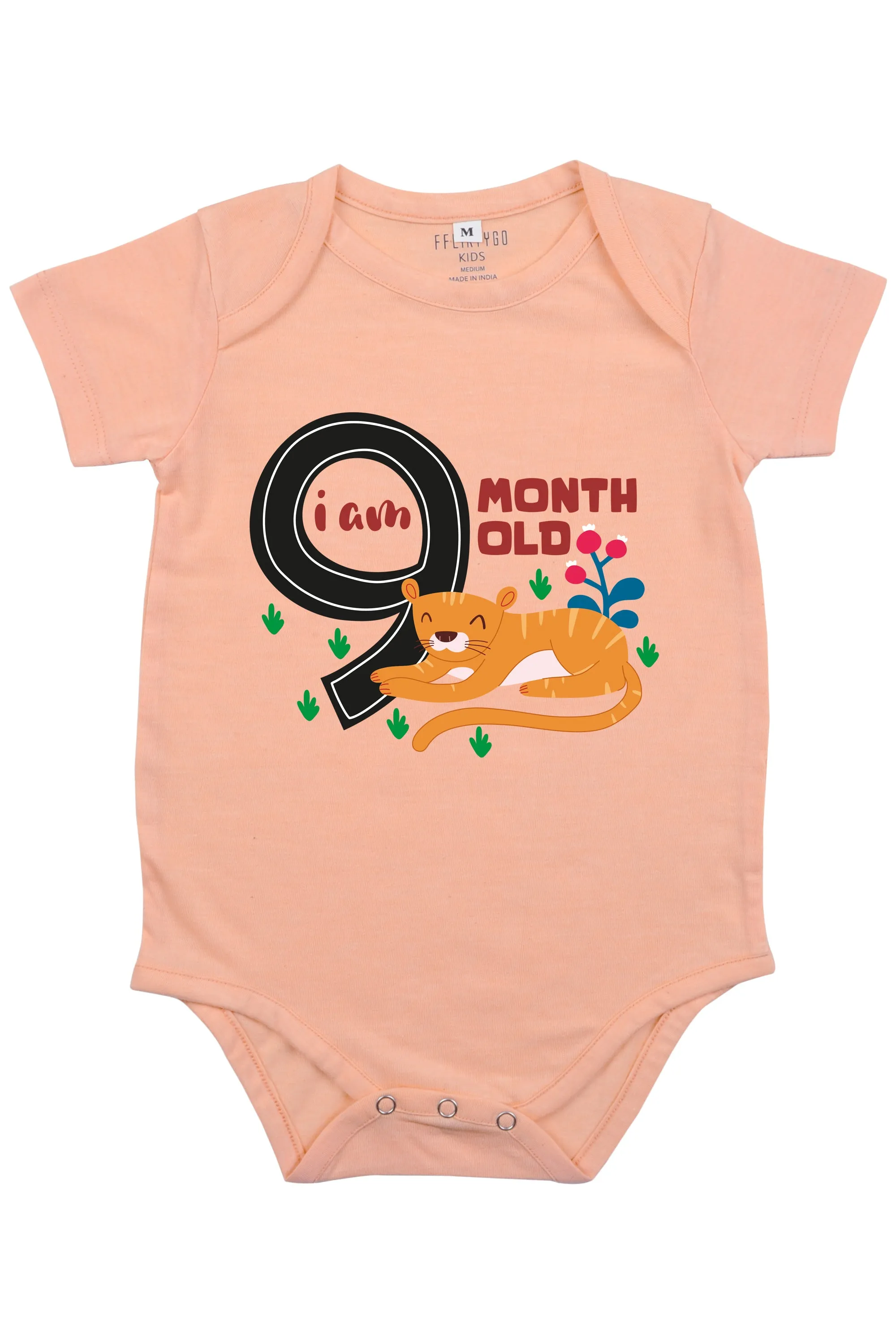 I Am 9 Months Old Romper Baby Romper | Onesies