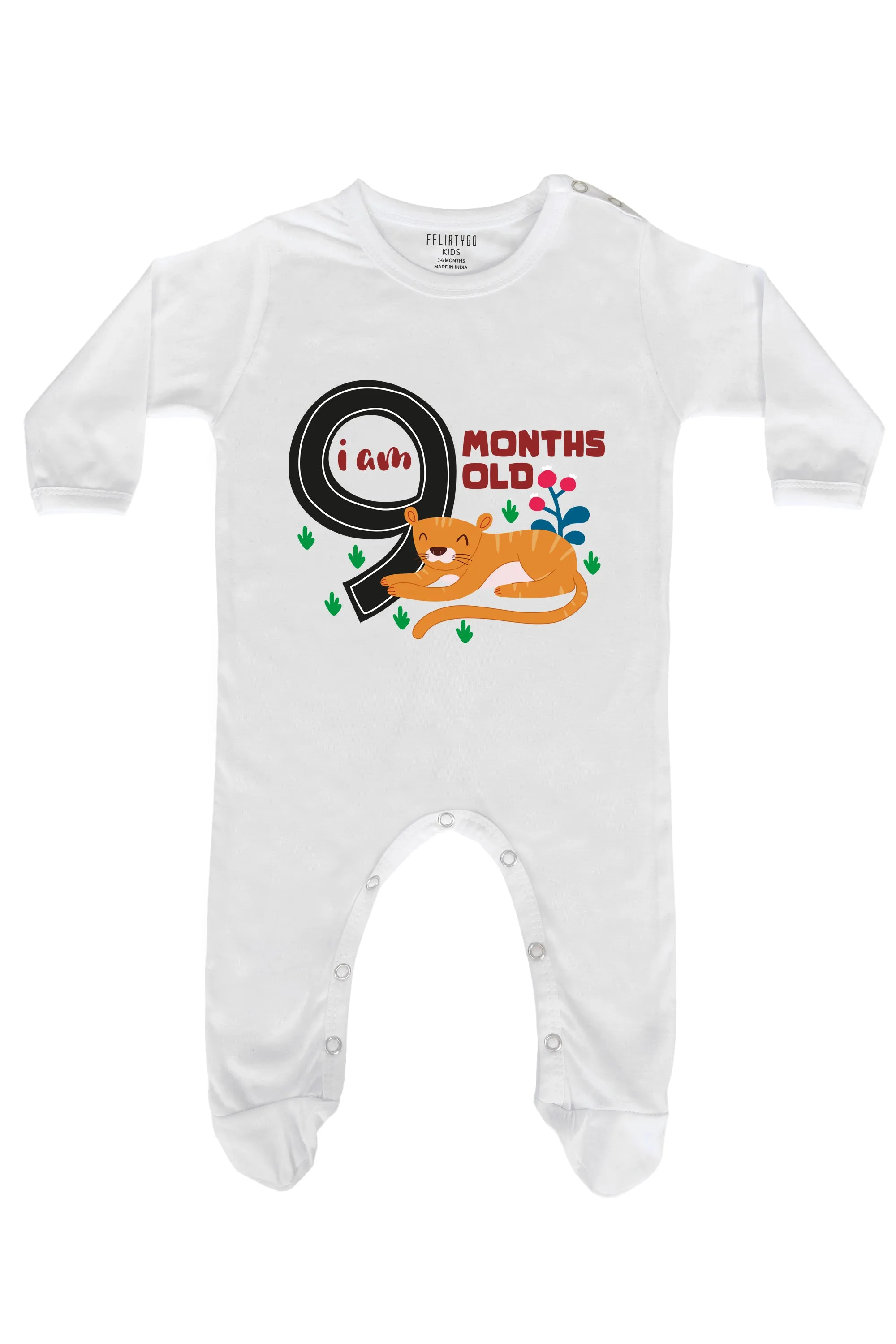 I Am 9 Months Old Romper Baby Romper | Onesies