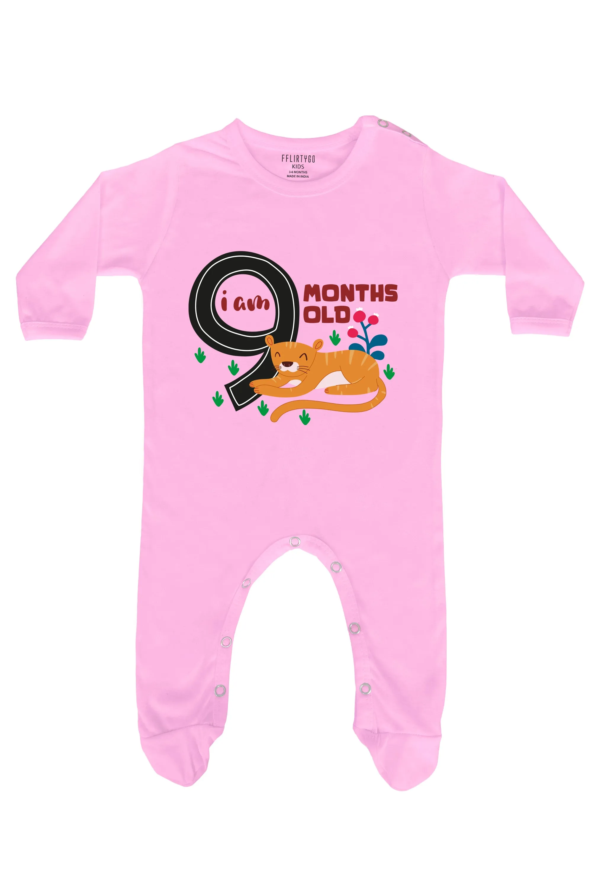 I Am 9 Months Old Romper Baby Romper | Onesies