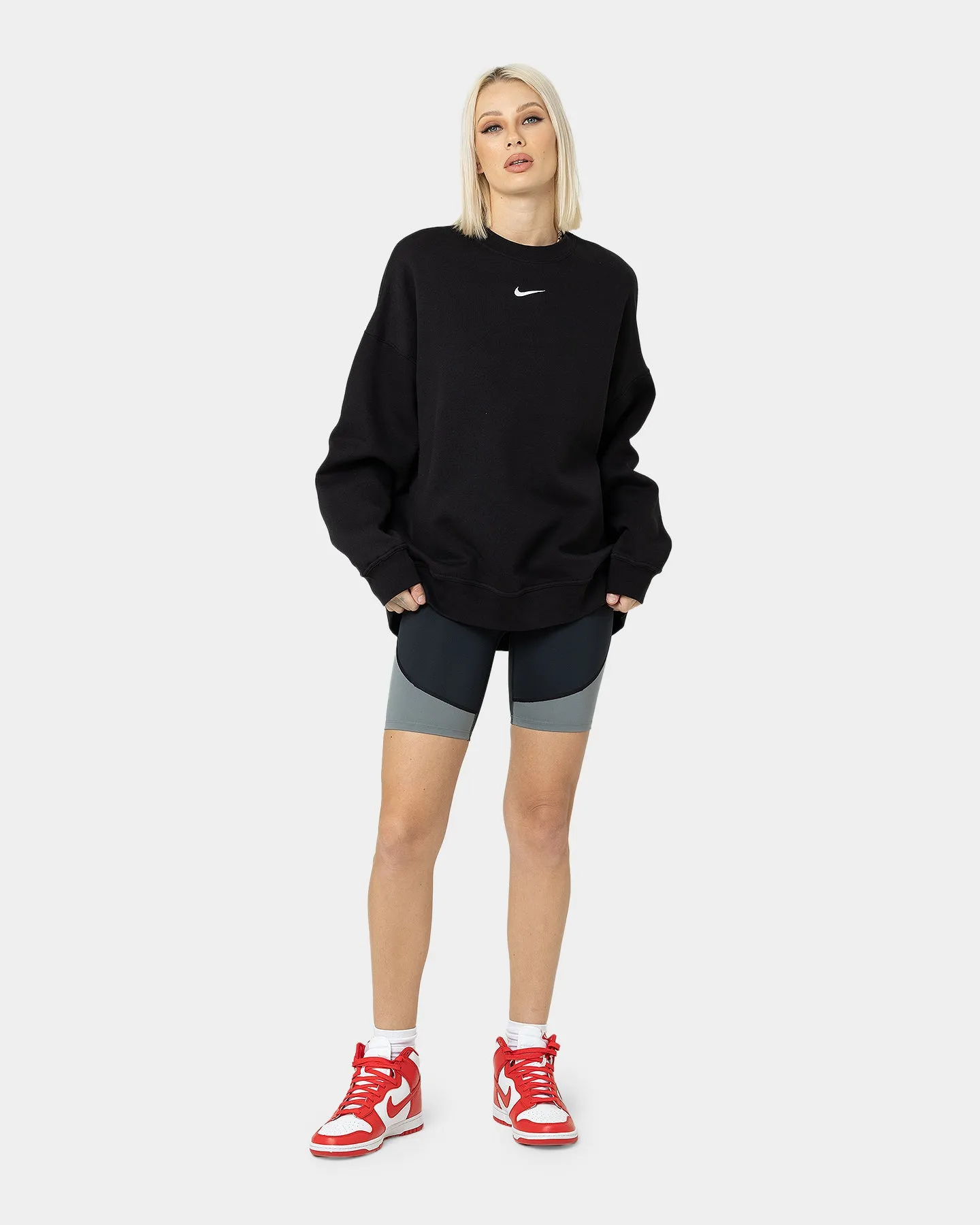 Jordan Women's Heritage Leg Shorts Black/Smoke Grey