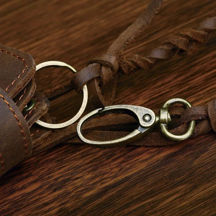 Large Brown Crazy Horse Clutch Wallet|Waled Crazy Horse Brown Mawr