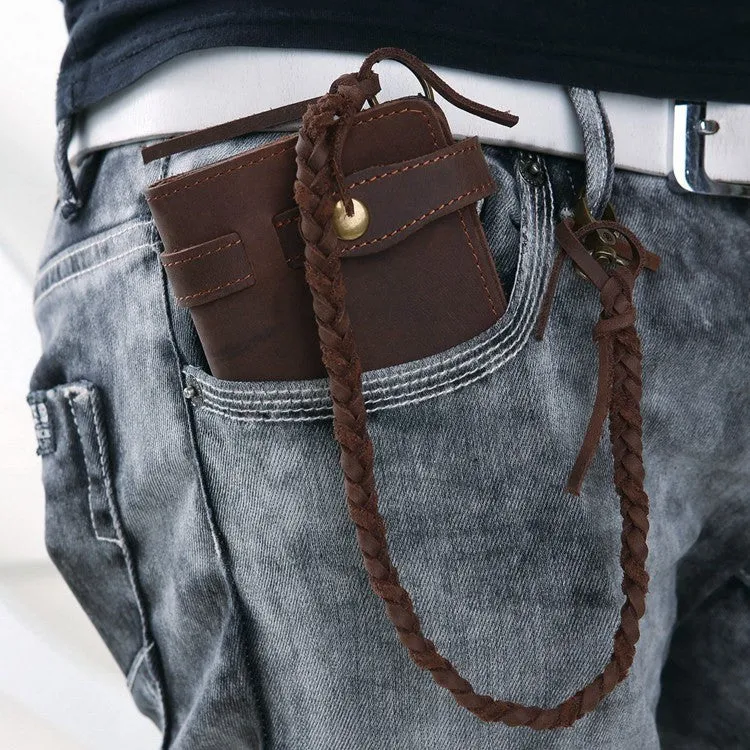Large Brown Crazy Horse Clutch Wallet|Waled Crazy Horse Brown Mawr