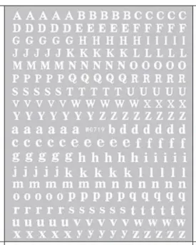 Letters white