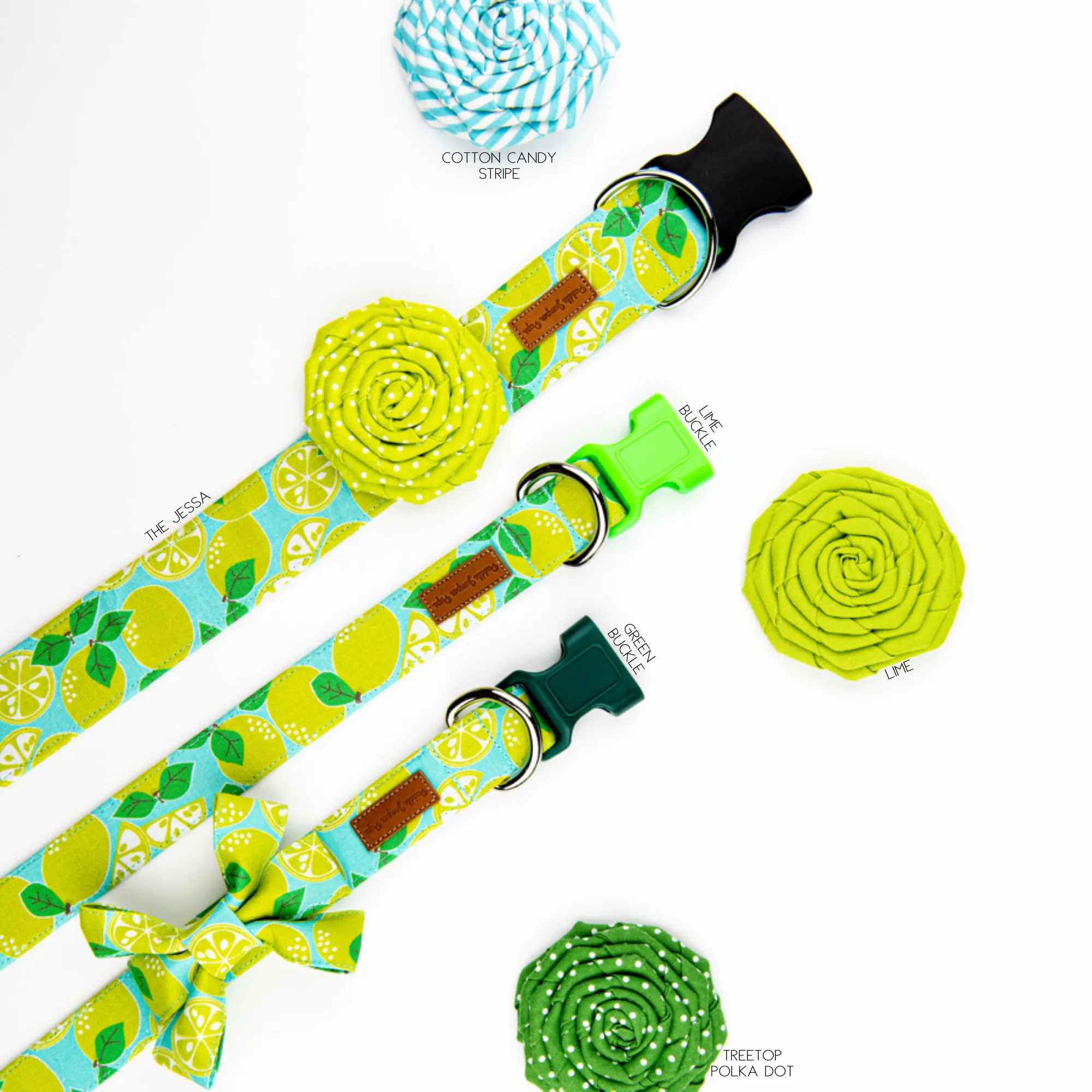 Lime Polka Dot