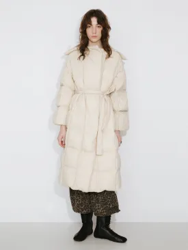 Long Boxy Down Coat