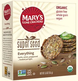 Mary's Organic Crackers Super Seed Crackers - Everything (155g)