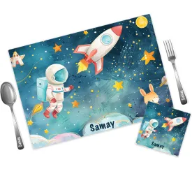 Mat Coaster Set - Space