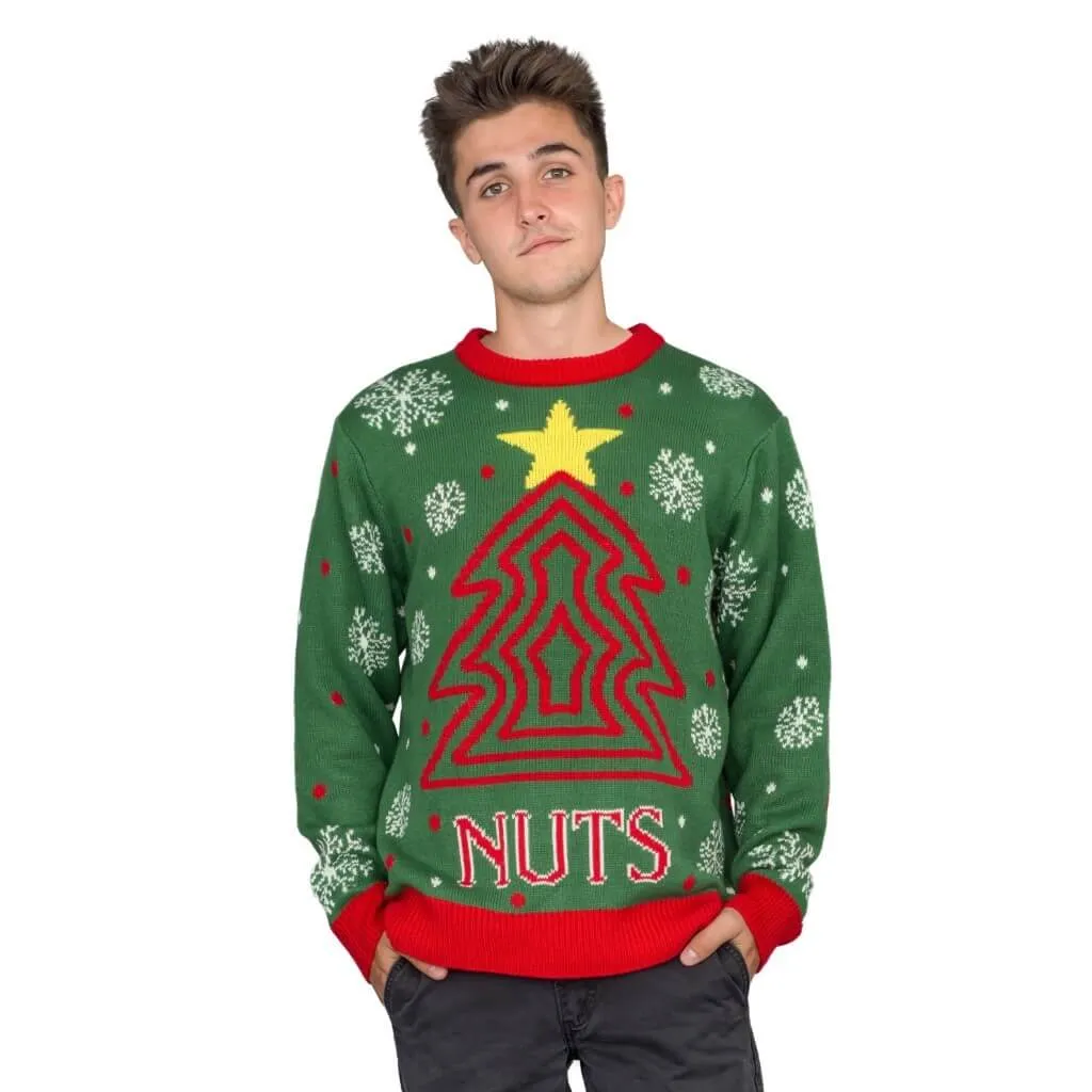 Men's JulesRoche Ugly Christmas Sweater Funny Festive Pullover