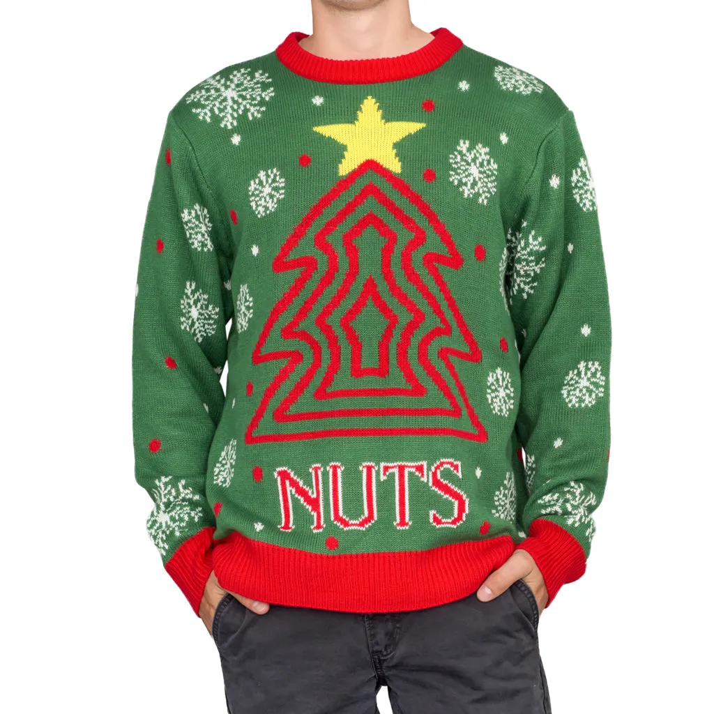 Men's JulesRoche Ugly Christmas Sweater Funny Festive Pullover