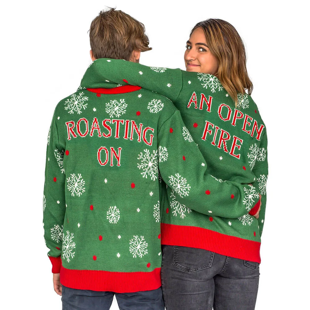 Men's JulesRoche Ugly Christmas Sweater Funny Festive Pullover