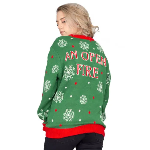 Men's JulesRoche Ugly Christmas Sweater Funny Festive Pullover