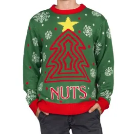Men's JulesRoche Ugly Christmas Sweater Funny Festive Pullover