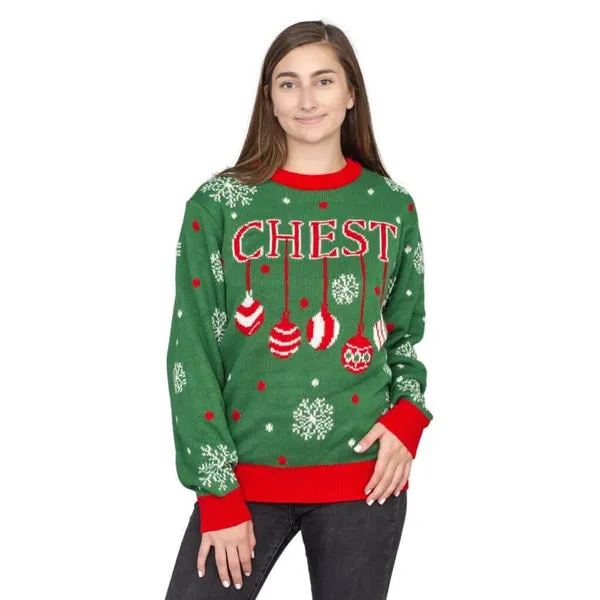 Men's JulesRoche Ugly Christmas Sweater Funny Festive Pullover