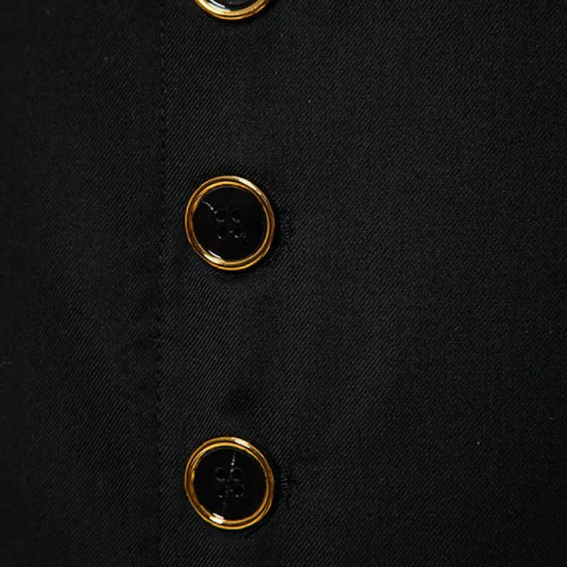 Men's Vintage Stand Collar Embroidered Slim Fit Single Breasted Blazer 50534272M