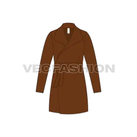 Mens Wrap Coat