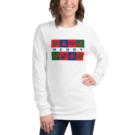Merry Box Unisex Long Sleeve Tee - Bella   Canvas 3501