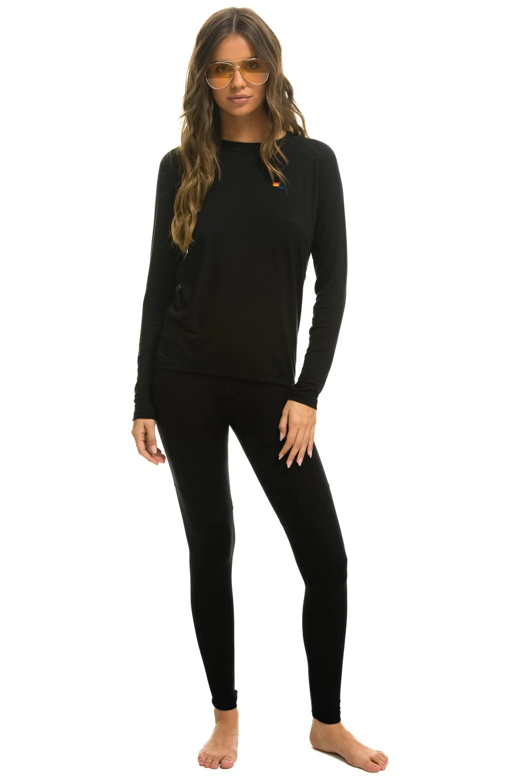 MICRO MODAL BASE LAYER SET - BLACK