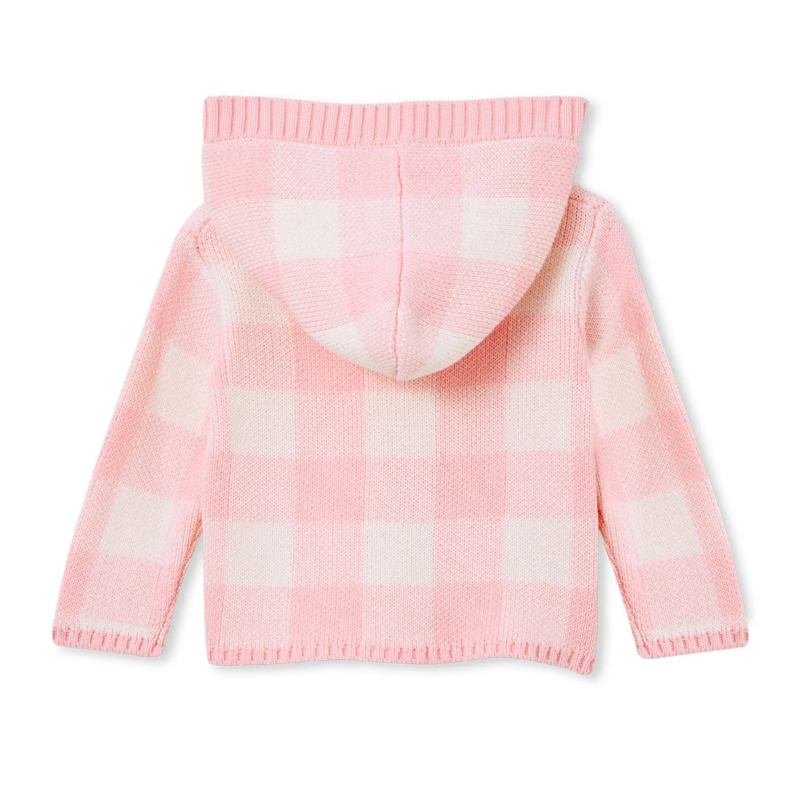 Milky Hooded Jacket - Pink Check