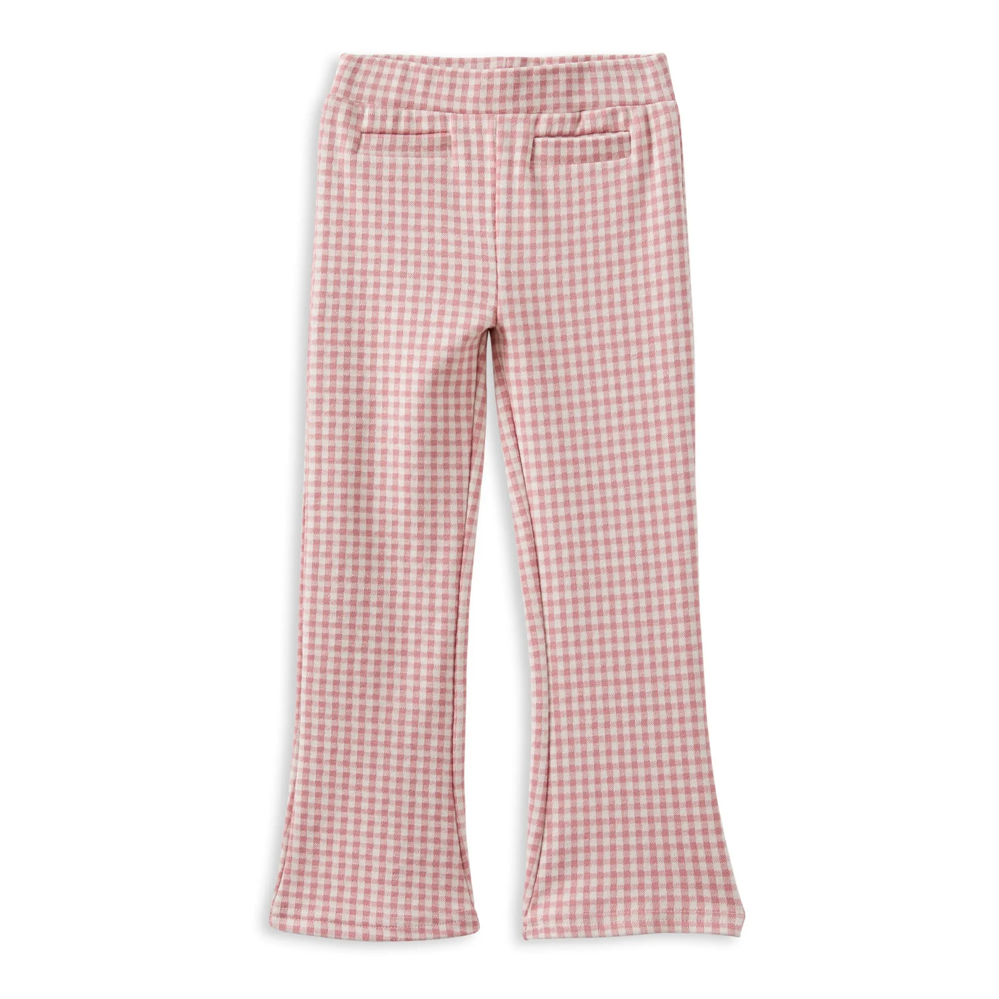 Milky Rose Check Pant