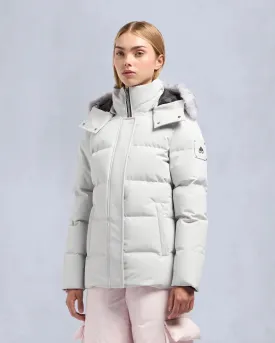 Moose Knuckles W Cloud 3Q SH Ladies Jacket in Stone & Natural Fur