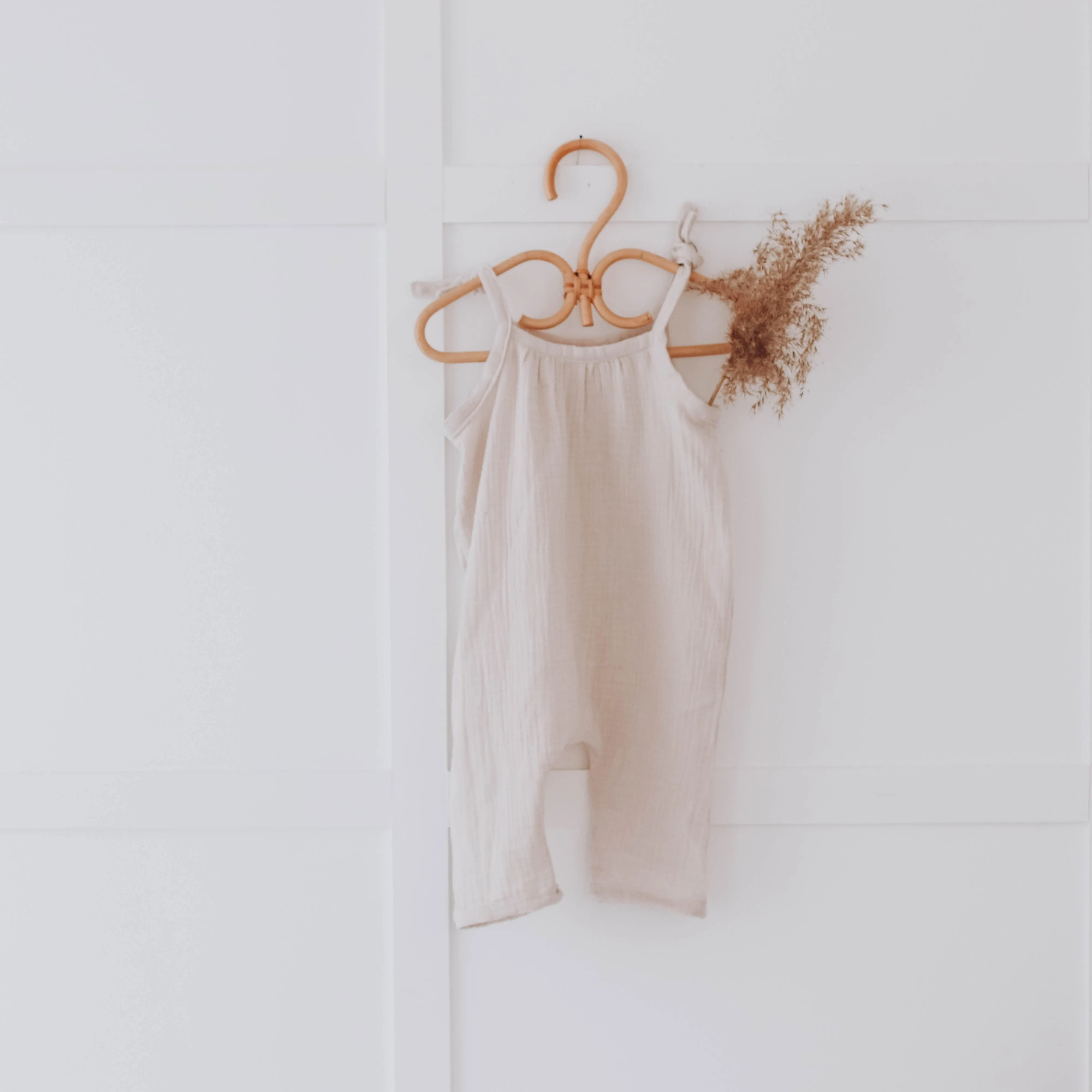 Muslin long leg romper with frills/ without frills