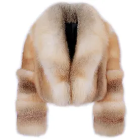 Natural Big Collar Real Fox Fur Coat