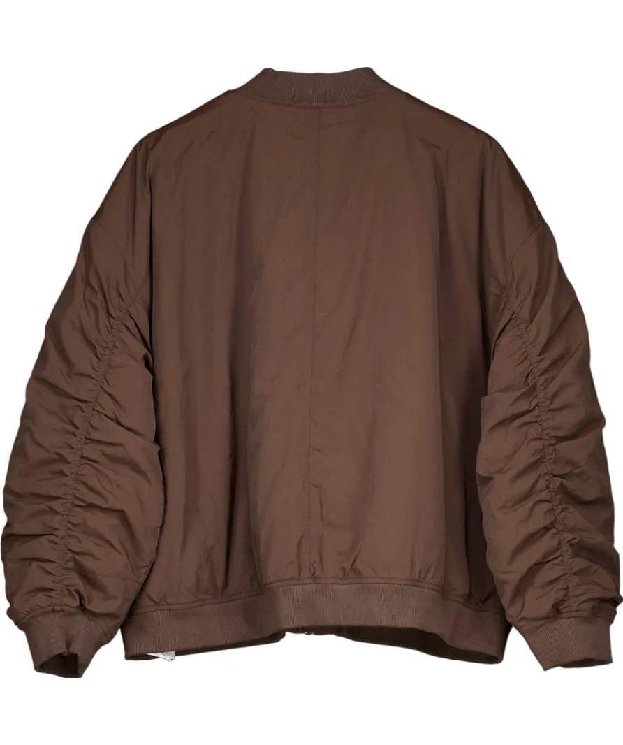 New Balance Brown Heritage Bomber Jacket UK XL