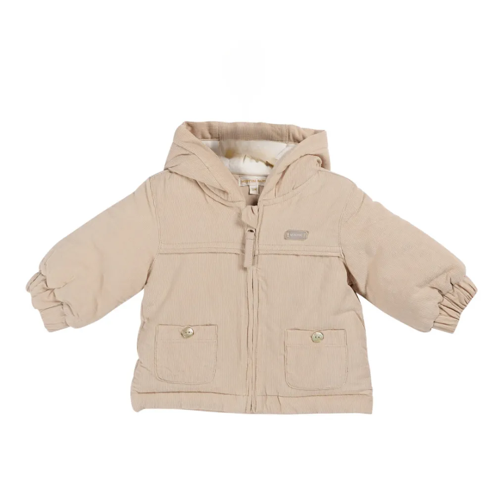 New In Mintini  Boys Beige Coat