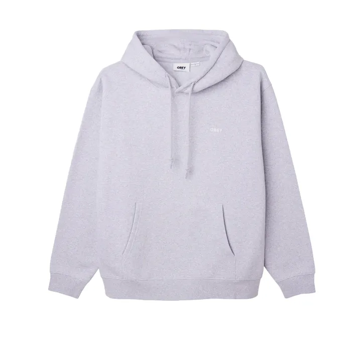 Obey felpa con cappuccio da adulti Established Work Bold 112470216 grigio cenere