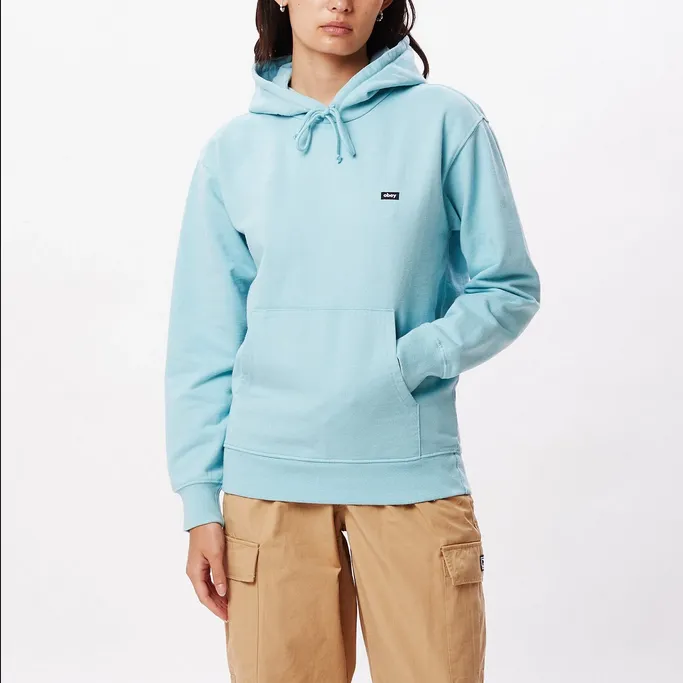 Obey Felpa con Cappuccio da uomo Timeless Recycled 112470159 turchese