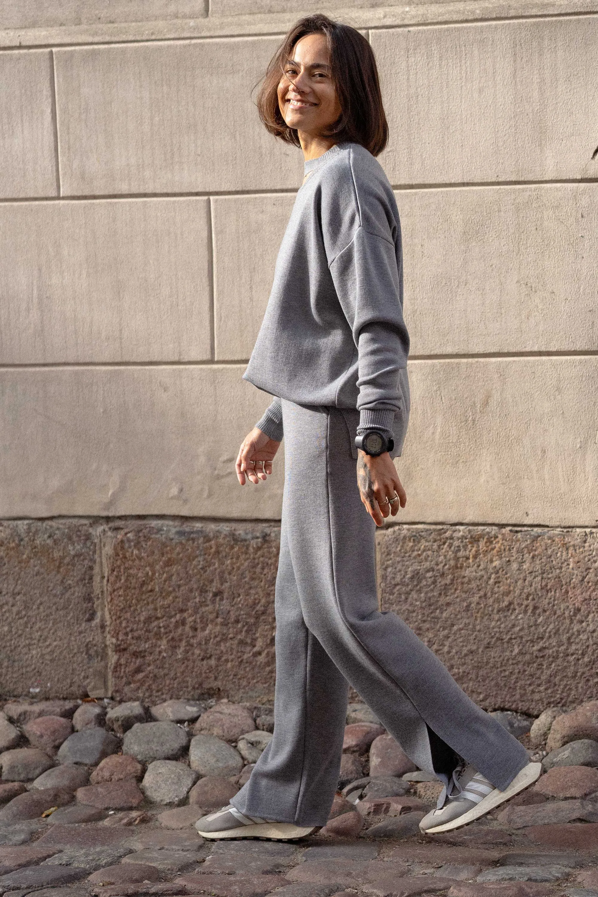 Ora 100% Merino Pants Light Grey