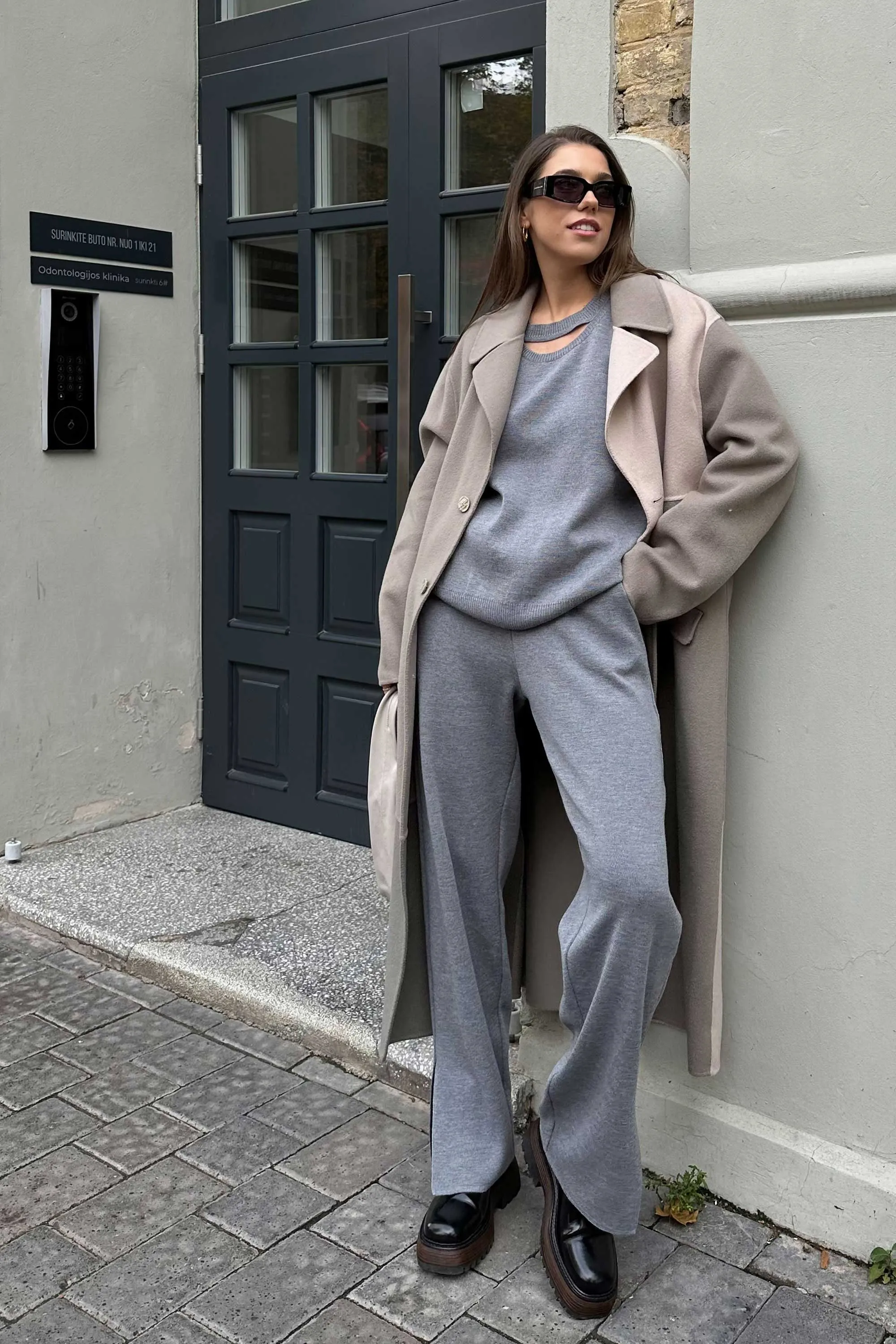 Ora 100% Merino Pants Light Grey