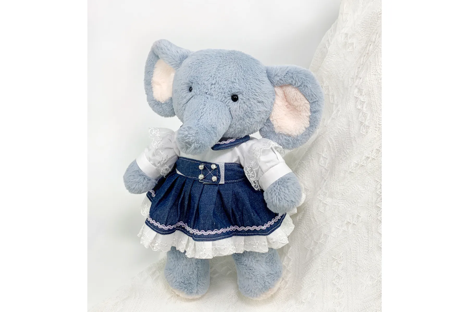 Personalized Denim School Jumper - for Jollyhugs Plushies