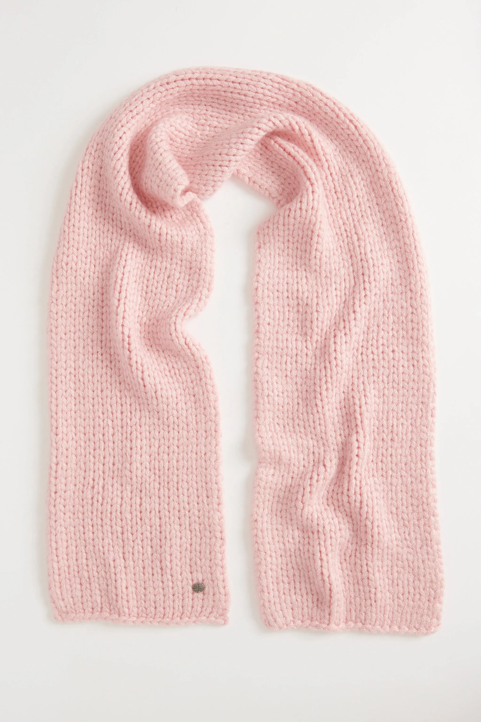 Pink Mohair Blend Preowned Hat and Scarf Set