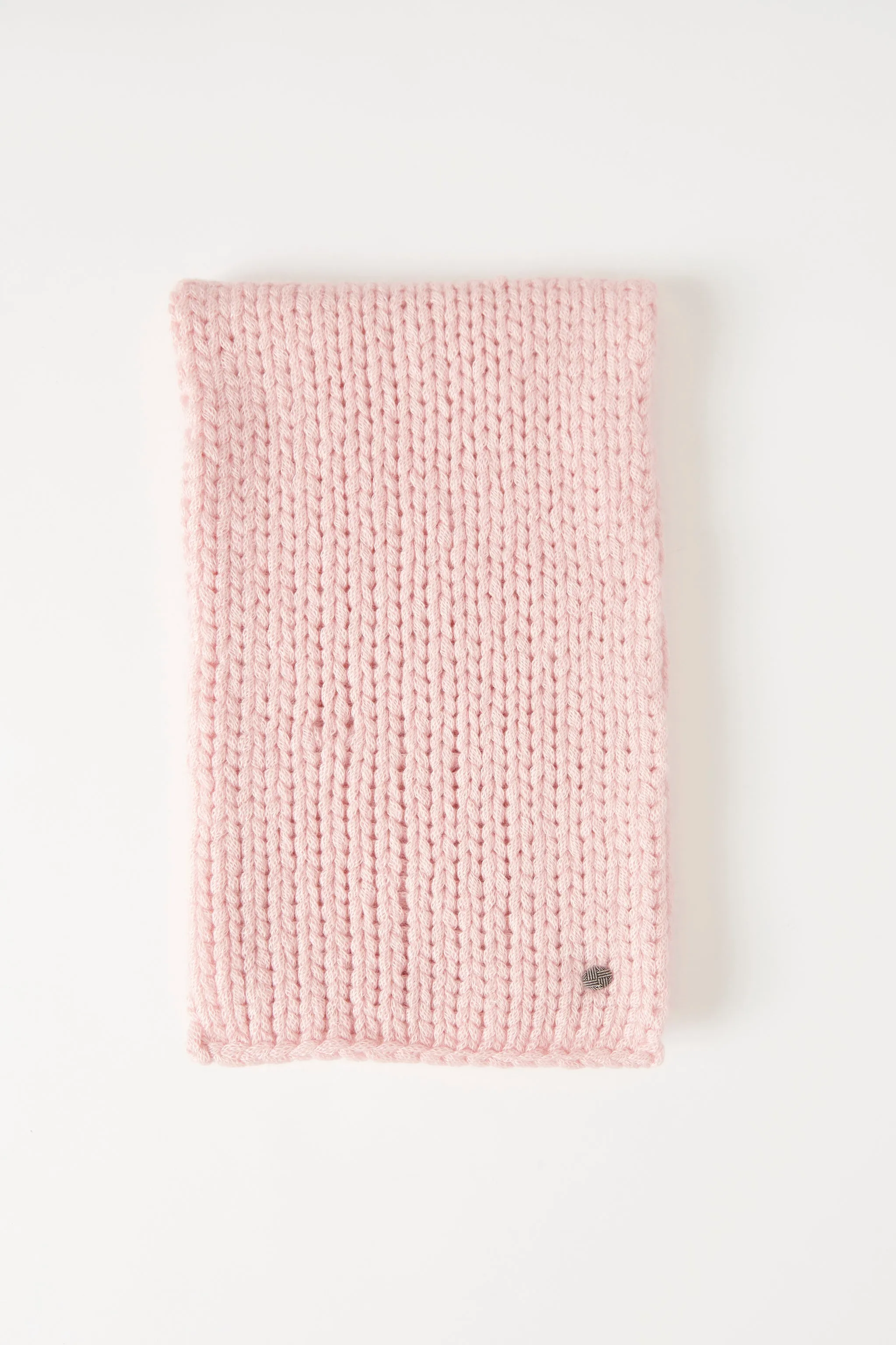 Pink Mohair Blend Preowned Hat and Scarf Set