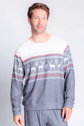 PJ Salvage Men’s Festive Fairisle Top