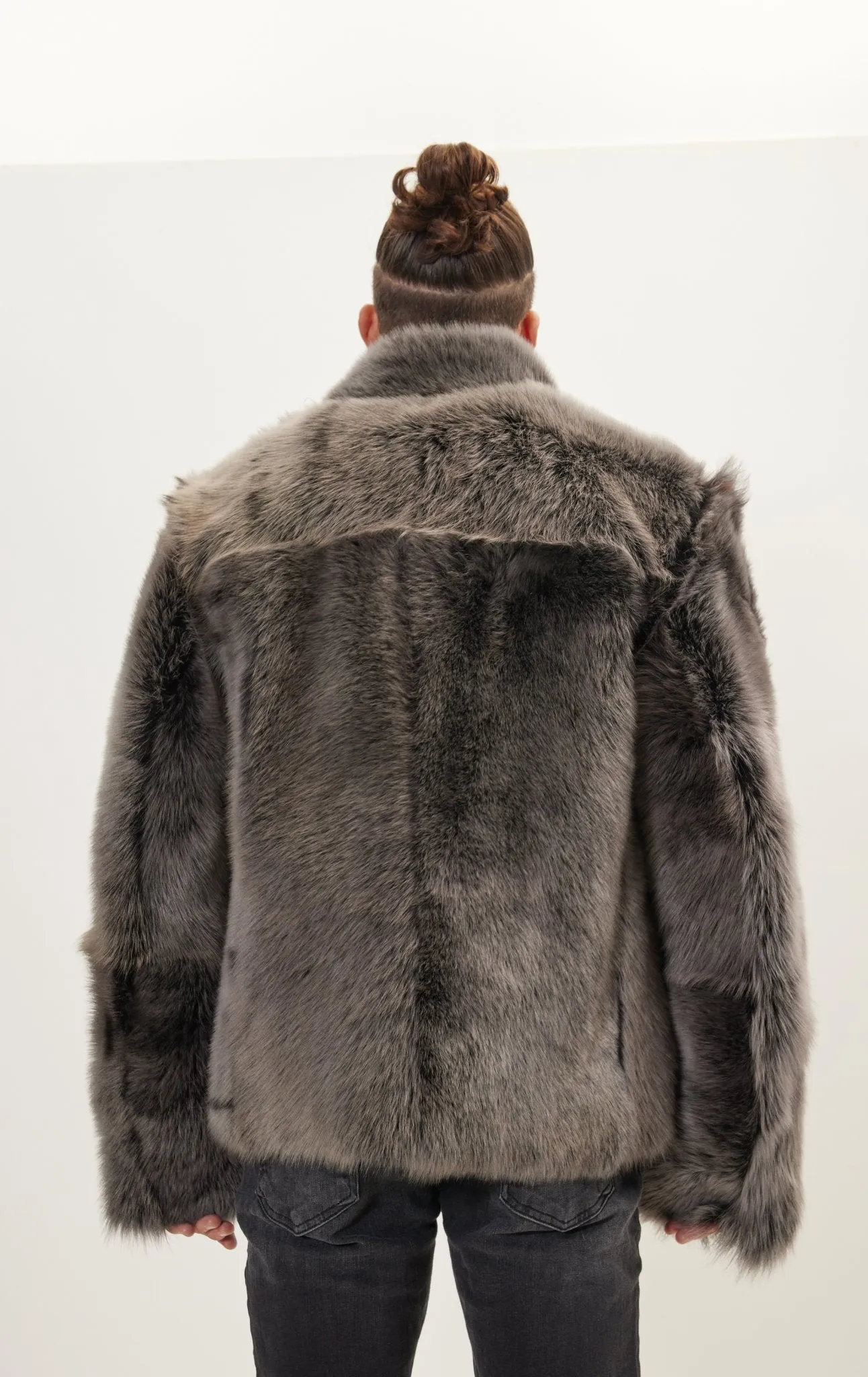 Reversible Toscana Shearling Genuine Leather Jacket - Chocolate