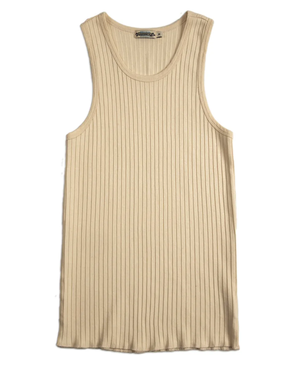 Ribbed Tank Top - Natural