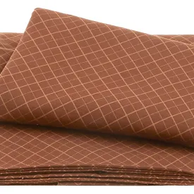 Sandalwood - Trellis Dark Brown 3 Yard Cut