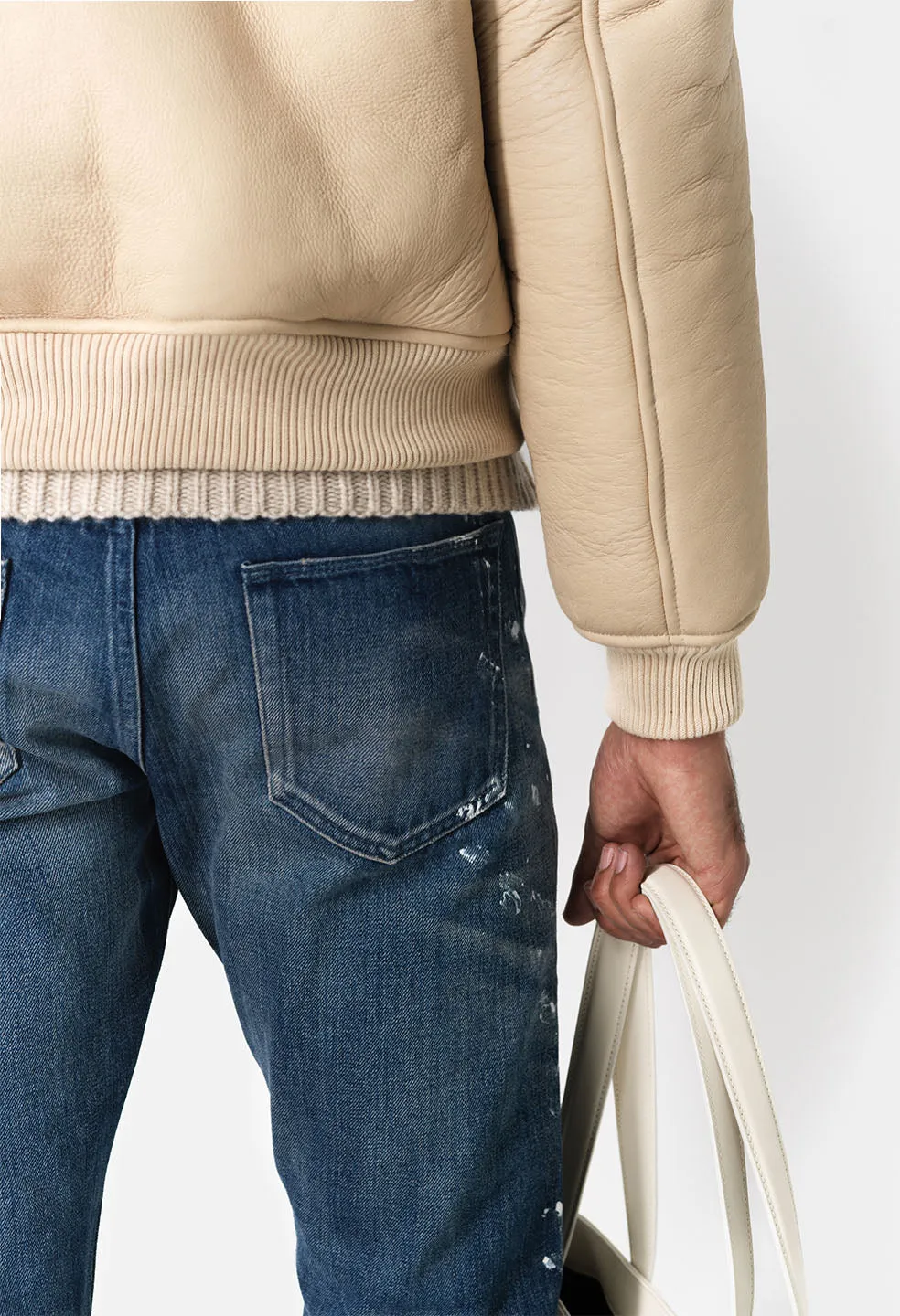 Shearling Teddy Jacket	/ Natural