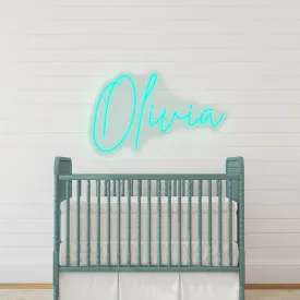 Sugar   Maple Personalized Neon Name Sign